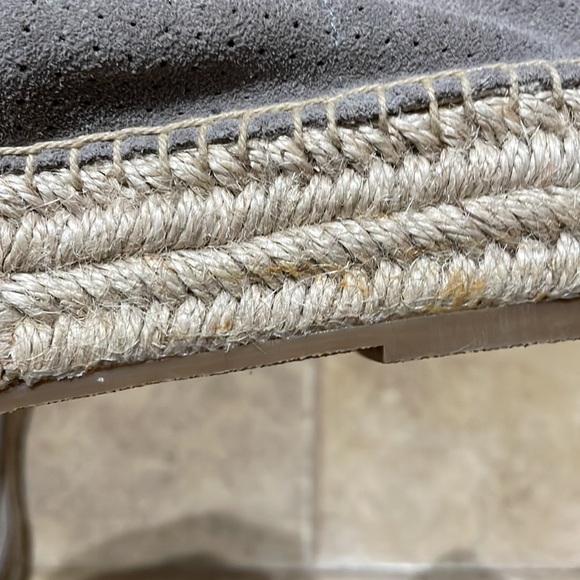 Soludos Gray Leather Upper Flats Size 6.5 - Picture 10 of 11